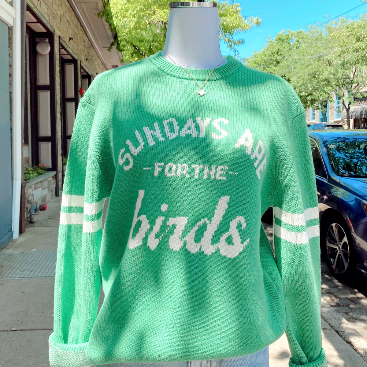 Philadelphia Sundays Are For The Birds Knit Sweater
