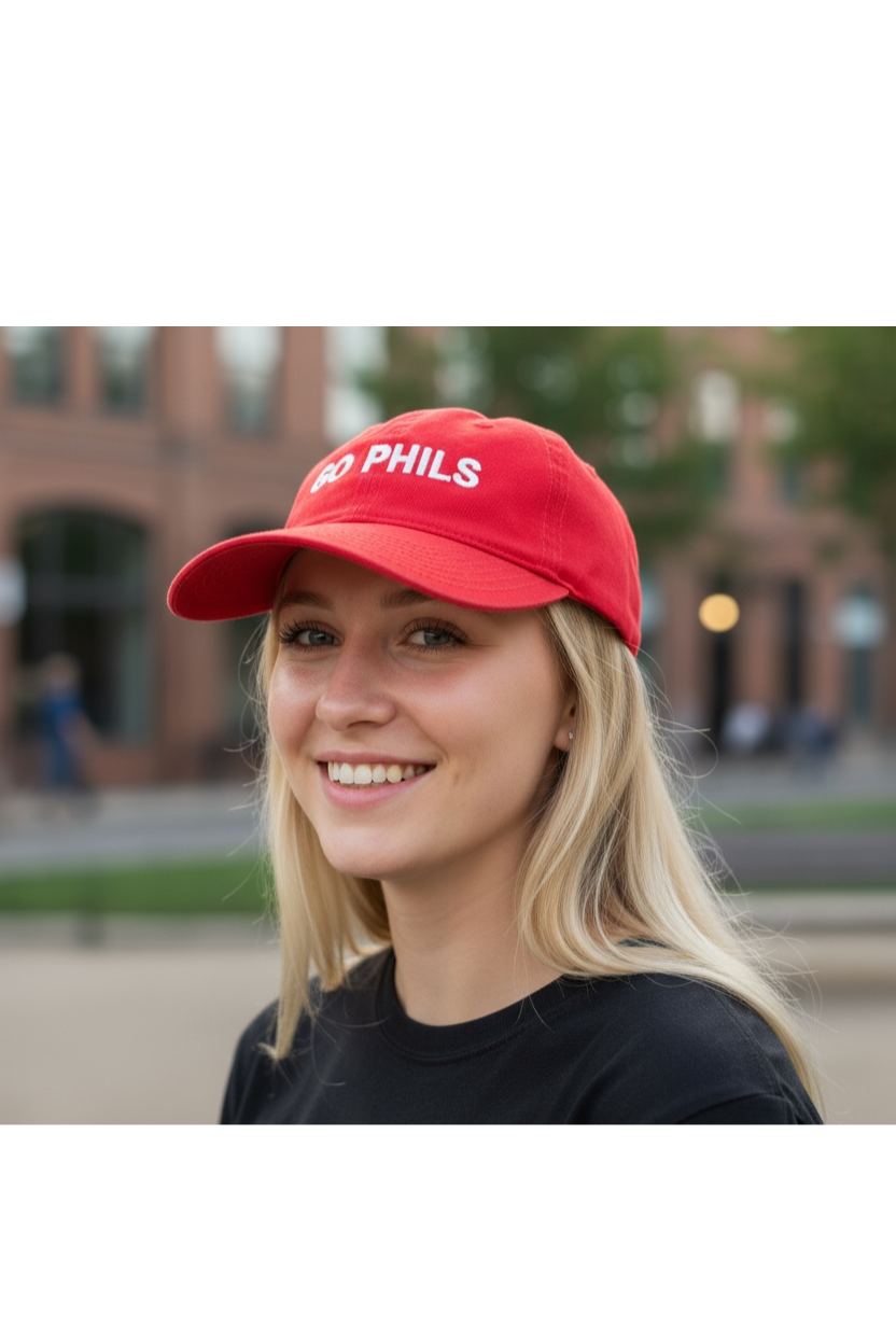 Philadelphia Phillies "Go Phils" Embroidered Hat