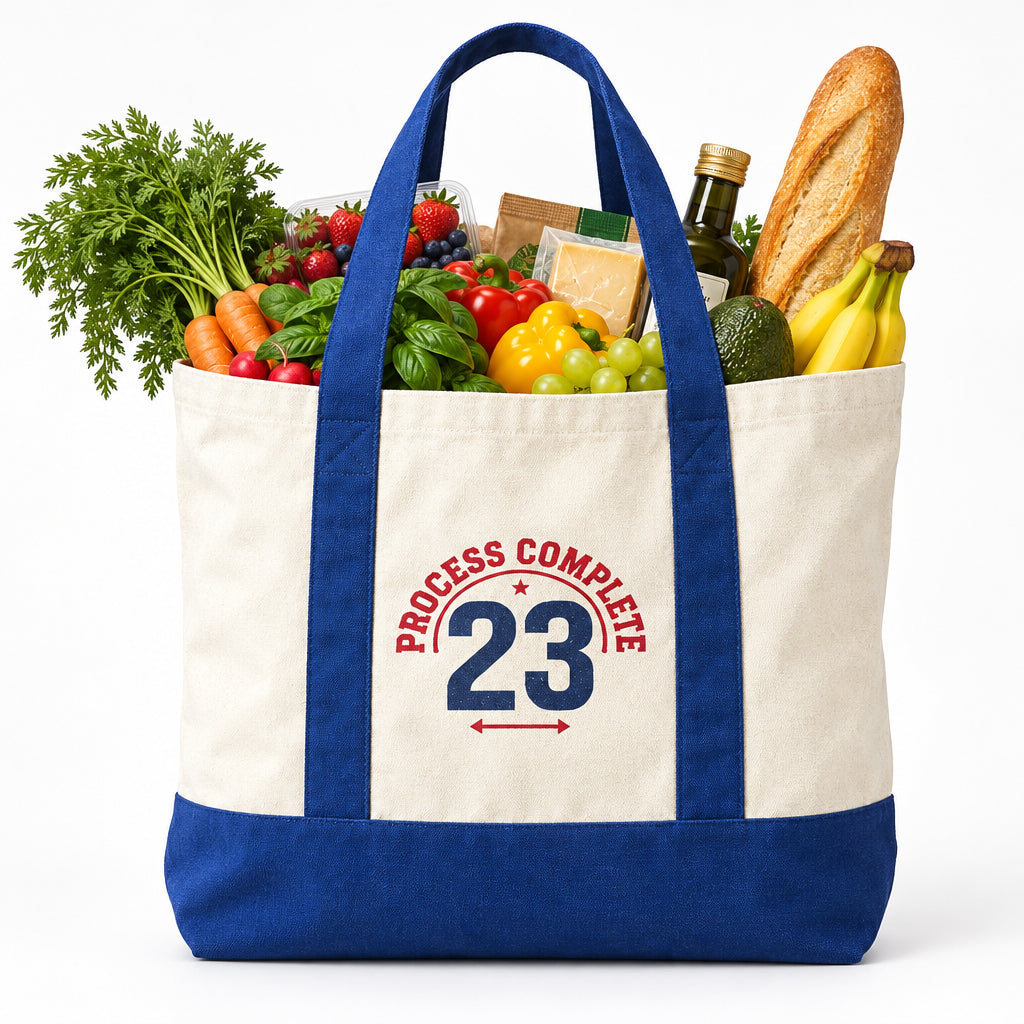 Process Complete Canvas Tote