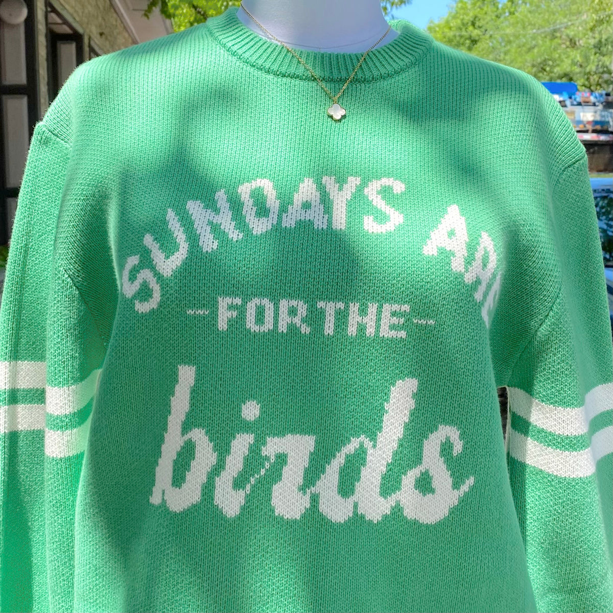 Philadelphia Sundays Are For The Birds Knit Sweater
