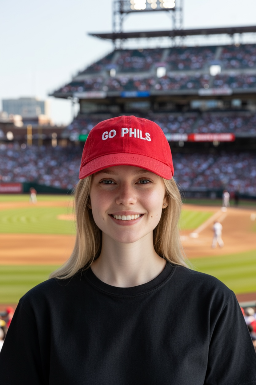 Philadelphia Phillies "Go Phils" Embroidered Hat