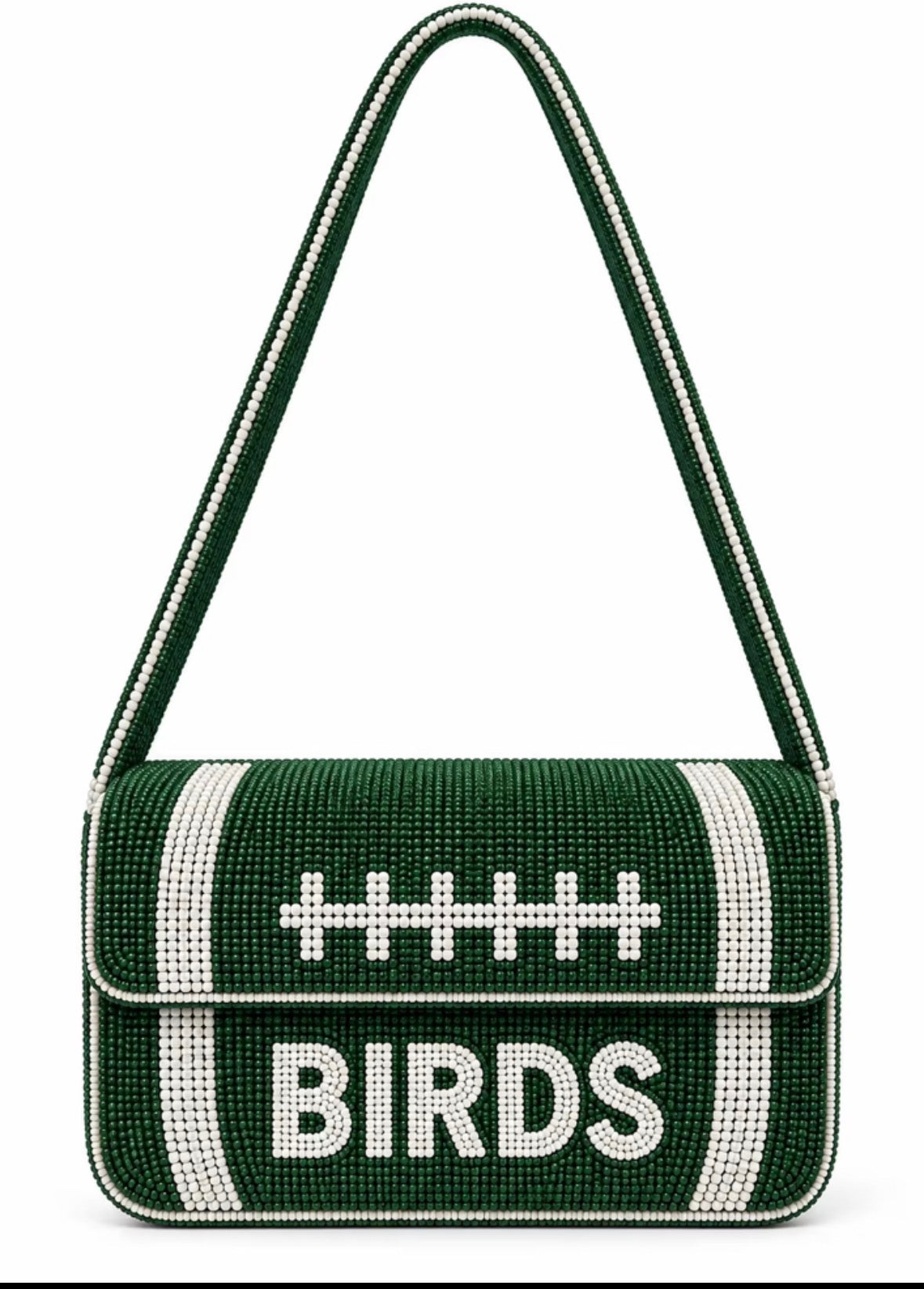 Birds Beaded Handbag
