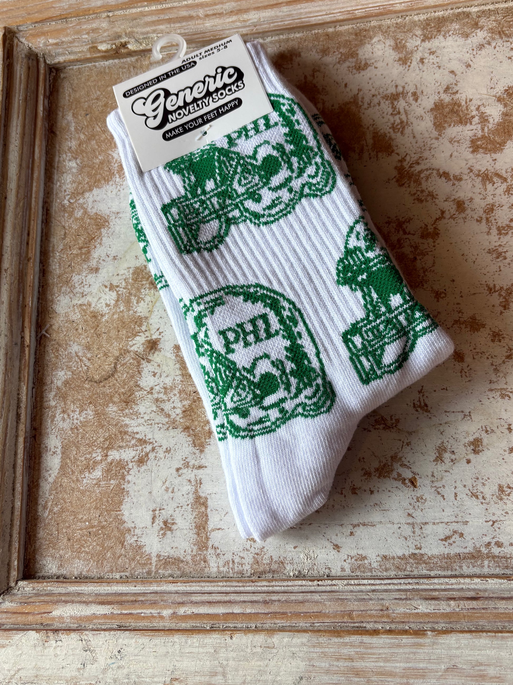 Philadelphia Eagles Socks (Helmet Print)