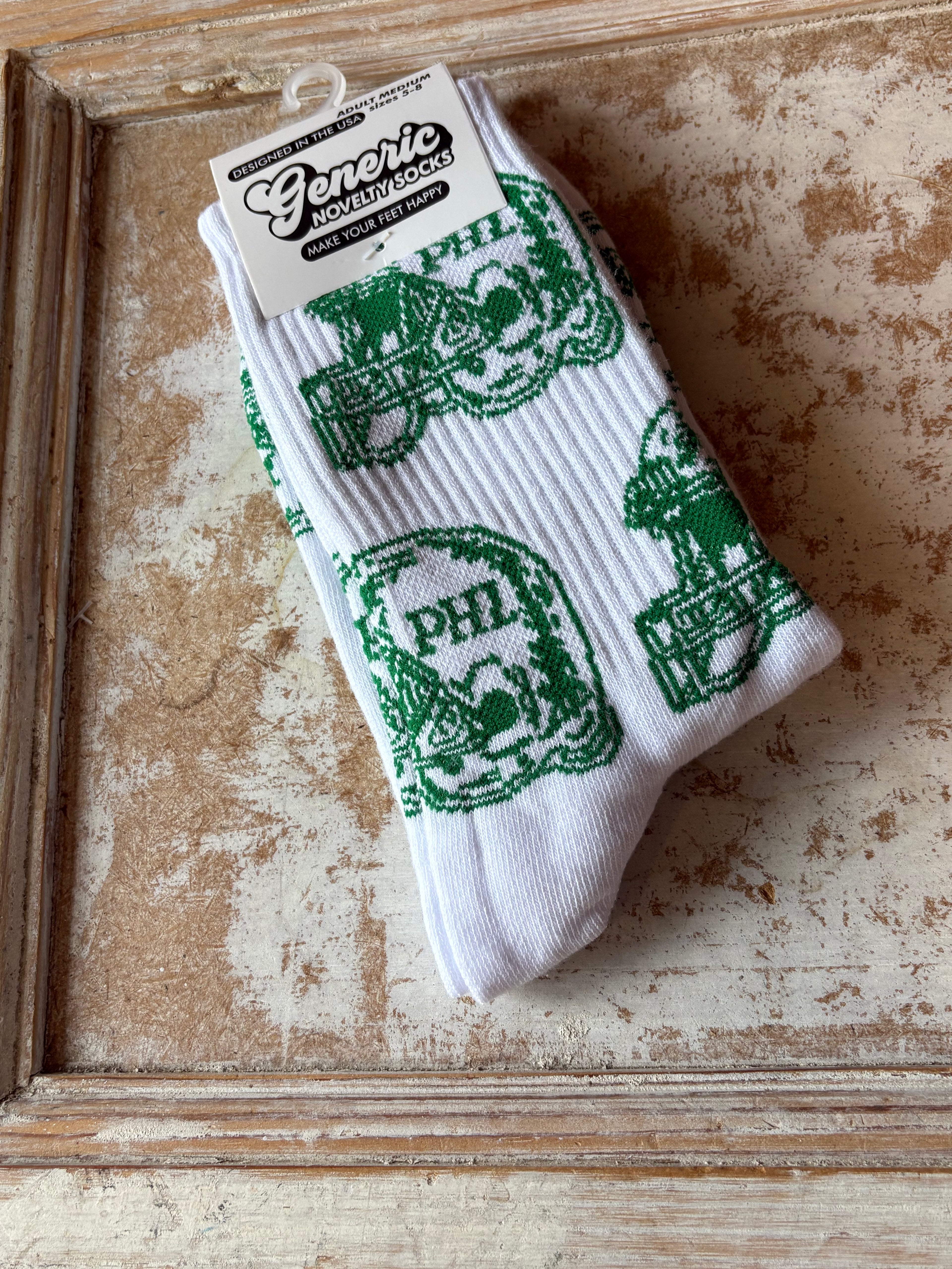 Philadelphia Eagles Socks (Helmet Print)