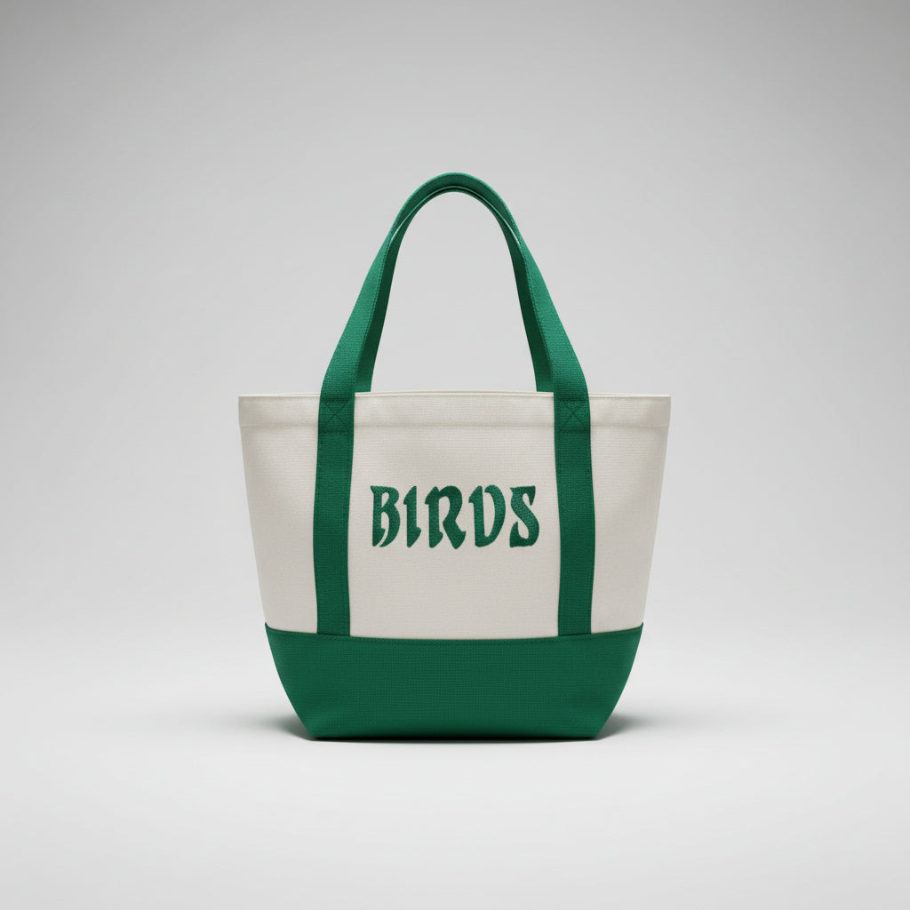 Birds Mini Canvas Tote Bag