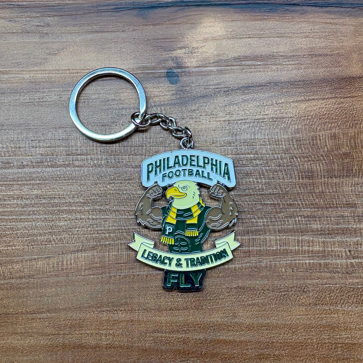 Philly Football Enamel Key Chain